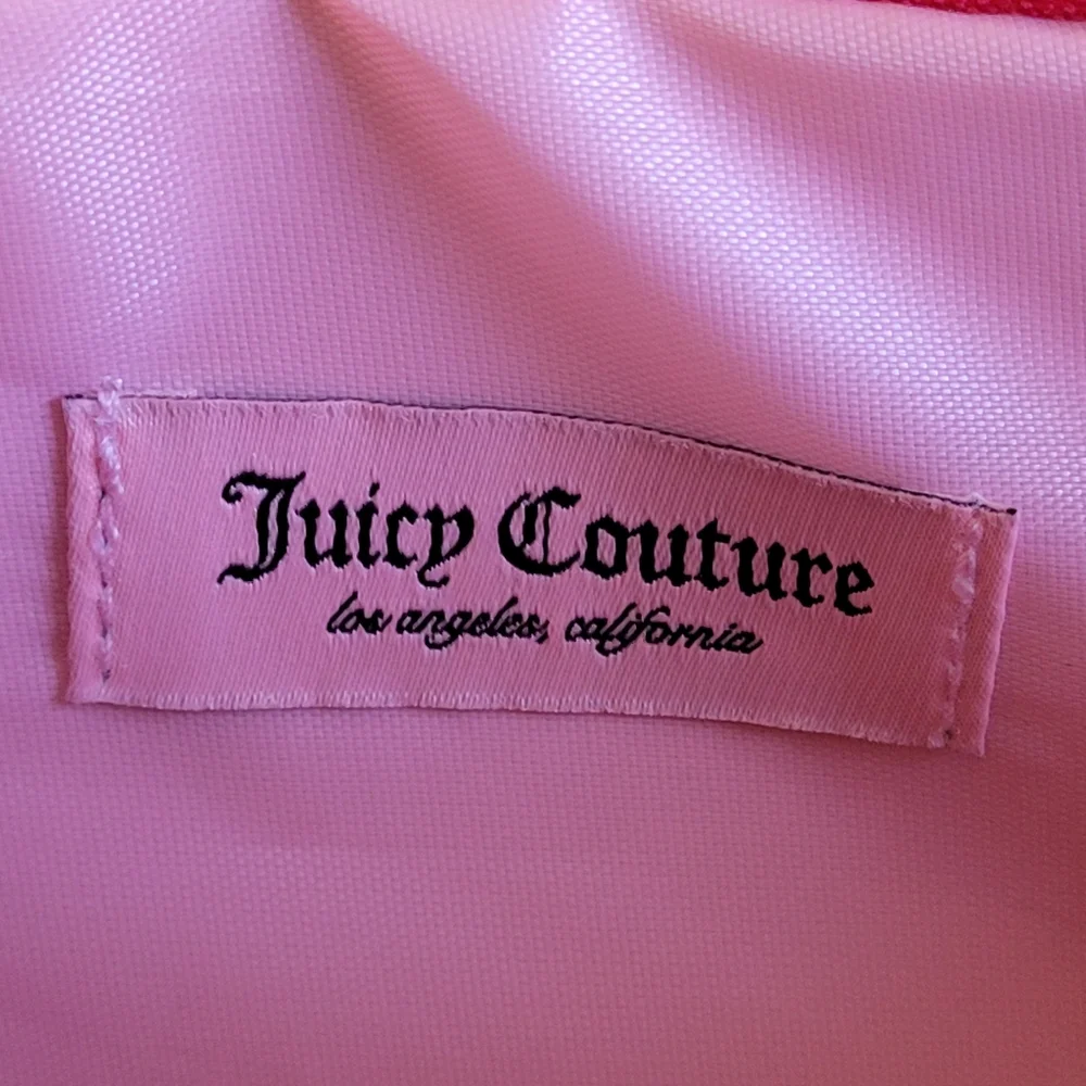 Juicy Couture Makeup Bag Red Gold